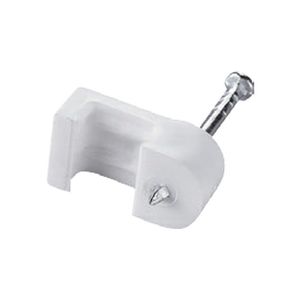 Fixa Fio Paralelo 0,5/1,0mm Branco Bemfixa
