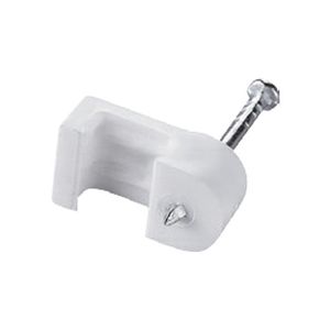 Fixa Fio Paralelo 4mm Branco Bemfixa