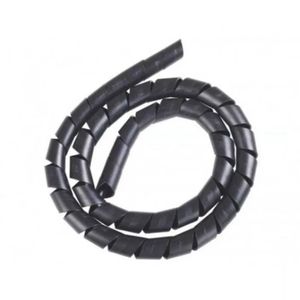 Organizador de Fios Preto 9mm Bemfixa