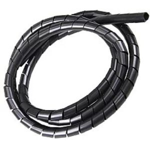 Organizador de Fios 12mm Preto Bemfixa