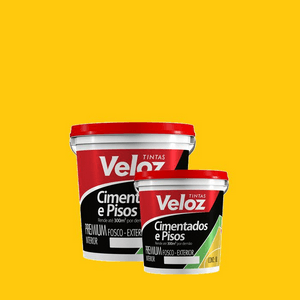 Tinta Piso Amarelo Segurança 18 Litros Veloz
