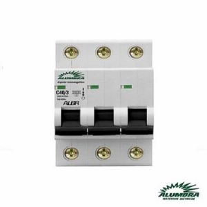 Disjuntor Tripolar C40/3 Branco Alumbra