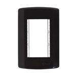 Placa-3-Postos-4x2-Sem-Suporte-Preto-7333-Pluzie
