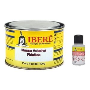 Massa Plástica Preto 400g Ibere