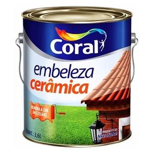 Embeleza Cerâmica 3,6 Litros Coral