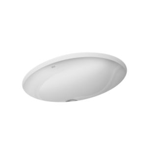 Cuba Embutir Oval Branco Gelo 400x300mm L.59.17 Deca