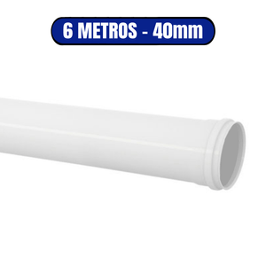 Tubo Esgoto 40mm 6 Metros Tigre