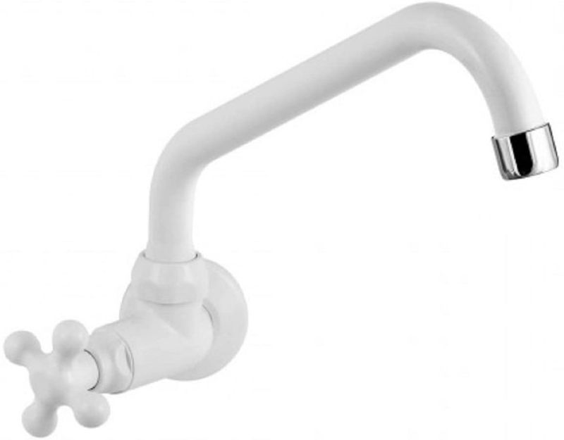 Torneira-de-Parede-com-Bica-Longa-Branco-Maruja-para-Cozinha-Viqua-
