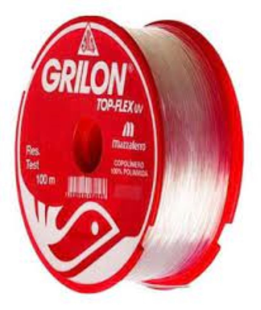 Linha Pesca Uv Branco 020mm 100 Metros Grilon 6910