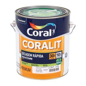 Coralit Total Brilhante Branco 3,6 Litros Coral