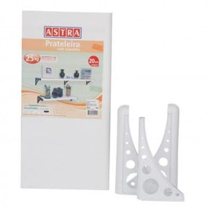Prateleira Multiuso Superior Branco 80x20cm Astra