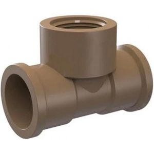 Tê Soldável Soldável Rosca 25x3/4 Tigre