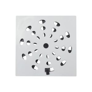Grelha Rotativa Quadrado Branco 15x15cm Astra