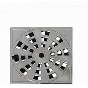 Grelha Rotativo Quadrado Cromada 15x15cm Astra