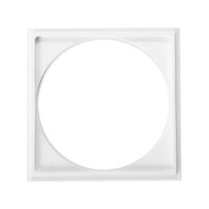 Porta Grelha Quadrado Branco 9,4cm Astra