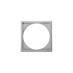 Porta Grelha Quadrado Cinza 9,4cm Astra