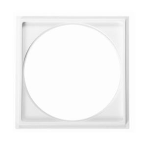 Porta Grelha Quadrado Branco 15cm Astra