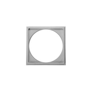 Porta Grelha Quadrado Cinza 15cm Astra