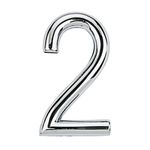 Numero-2-Abs-Cromado-75mm-Bemfixa
