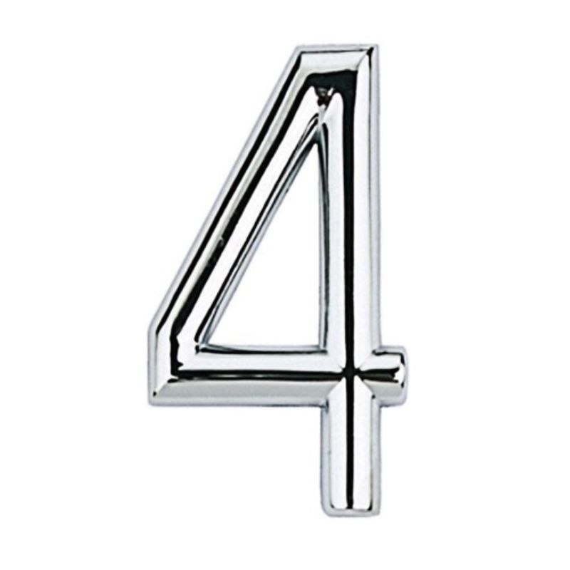 Numero-4-Abs-Cromado-75mm-Bemfixa