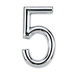 Numero-5-Abs-Cromado-75mm-Bemfixa