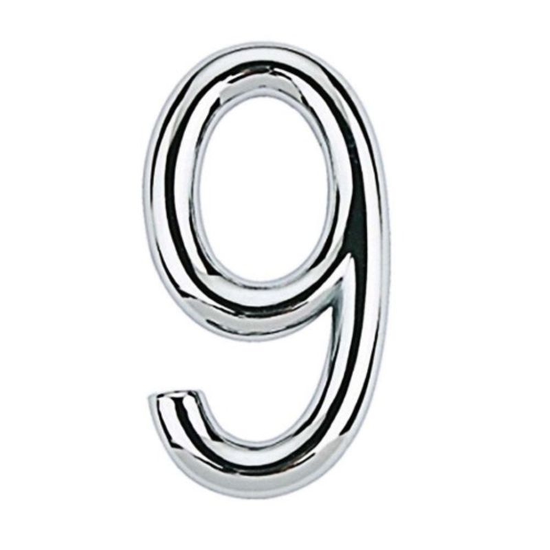 Numero-9-Abs-Cromado-75mm-Bemfixa