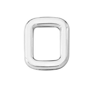 Número 0 Abs Cromado 39mm Bemfixa