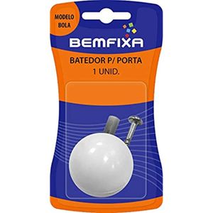 Batente Porta Bola Branco Bemfixa