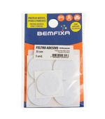 Feltro-Redondo-Branco-30mm-Bemfixa