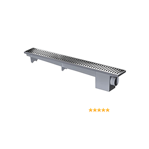 Ralo Linear Cromado Modulável Sifonado 50mm Herc