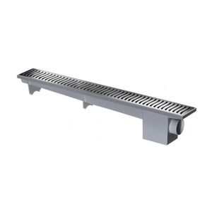 Ralo Linear Cromado Modulável Sifonado 70mm Herc