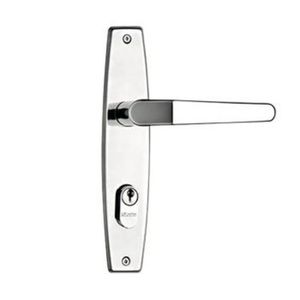 Fechadura Externa 1000 Alavanca Espelhada Oval Cromado Silvana