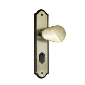 Fechadura Externa Golf Espelhada Premium Oxidado Silvana