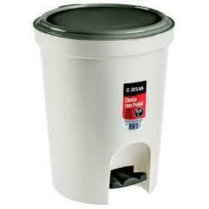 Lixeira Redonda com Pedal 6,6 Litros Atlas