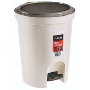 Lixeira Redonda com Pedal 13,5 Litros Atlas