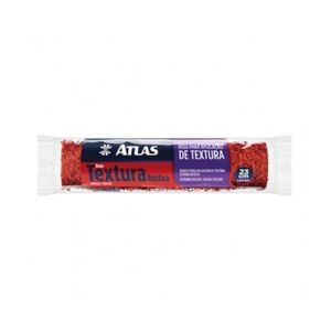 Rolo 23cm Textura Rustica Vermelho Atlas