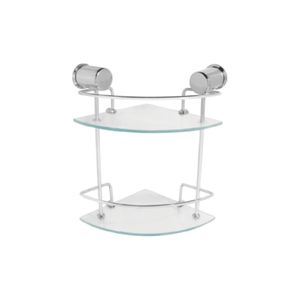 Porta Shampoo Canto Duplo 20cm 6mm Hidrolar