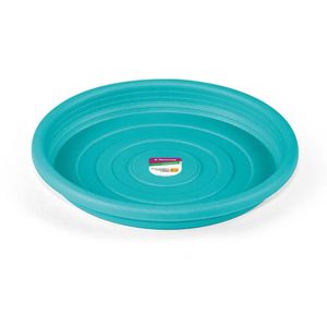 Prato para Vaso Plástico Azul 13cm Primafer
