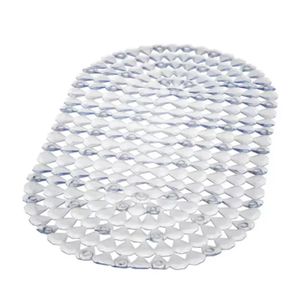 Tapete para Box Oval Transparente 67x38cm Primafer