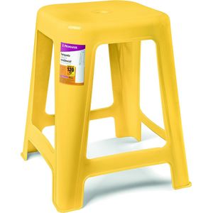 Banqueta Multiuso Amarela Primafer