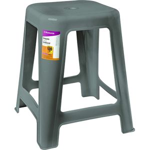 Banqueta Multiuso Cinza Primafer