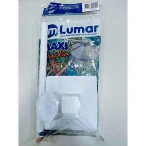 Ducha Branca 6 Polegadas Quadrado Lumar