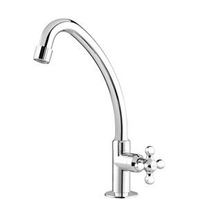 Torneira de Mesa com Bica Móvel Cromado Maruja para Cozinha Viqua