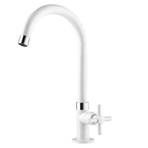 Torneira Mesa com Bica Móvel Cromado Fienza para Cozinha Viqua