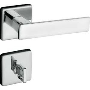 Fechadura Zamac Quadra Roseta 80b Cromada Pado