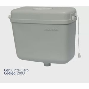 Caixa Descarga Cinza Claro Alumasa