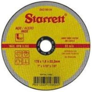 DISCO CORTE 178X1,6X22 (7X1/16X7/8) DAC180 24 STARRETT