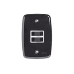 Conjunto-2-Interruptor-Simples-Ideale-Preto-3302-Pluzie