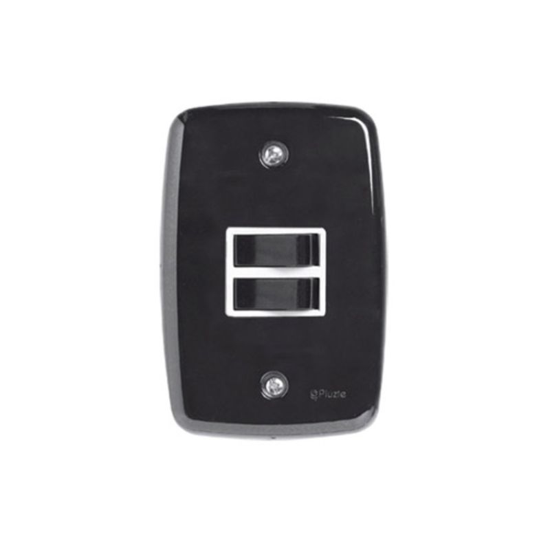 Conjunto-2-Interruptor-Simples-Ideale-Preto-3302-Pluzie