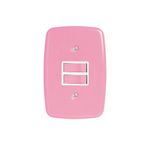 Conjunto-2-Interruptor-Simples-Ideale-Rosa-3402-Pluzie